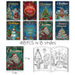 Enxhz 48 Pack Christmas Coloring Books Party Favors for Kids Girls Boys, Bulk Xmas Holiday Coloring Books, Xmas Stockings Goodie