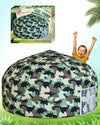 Skywin Inflatable Tent for Kids (Dino-Camo), Classic Inflatable Air Tent for Kids Sets Up and Stores Away in Seconds, Improved B