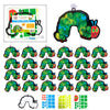 Creativity For Kids The Very Hungry Caterpillar Party Supplies: Sticker Suncatchers - 24 Birthday Party Favors, Toddler Party Favors For Kids Ages 3-5+, Kids Toys Bulk