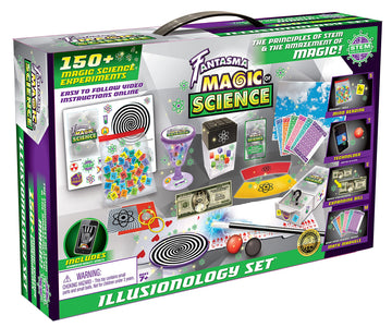 Fantasma Magic Of Science Illusionology Stem Based Magic Set - Over 150 Science Experiments And Tricks, Blue