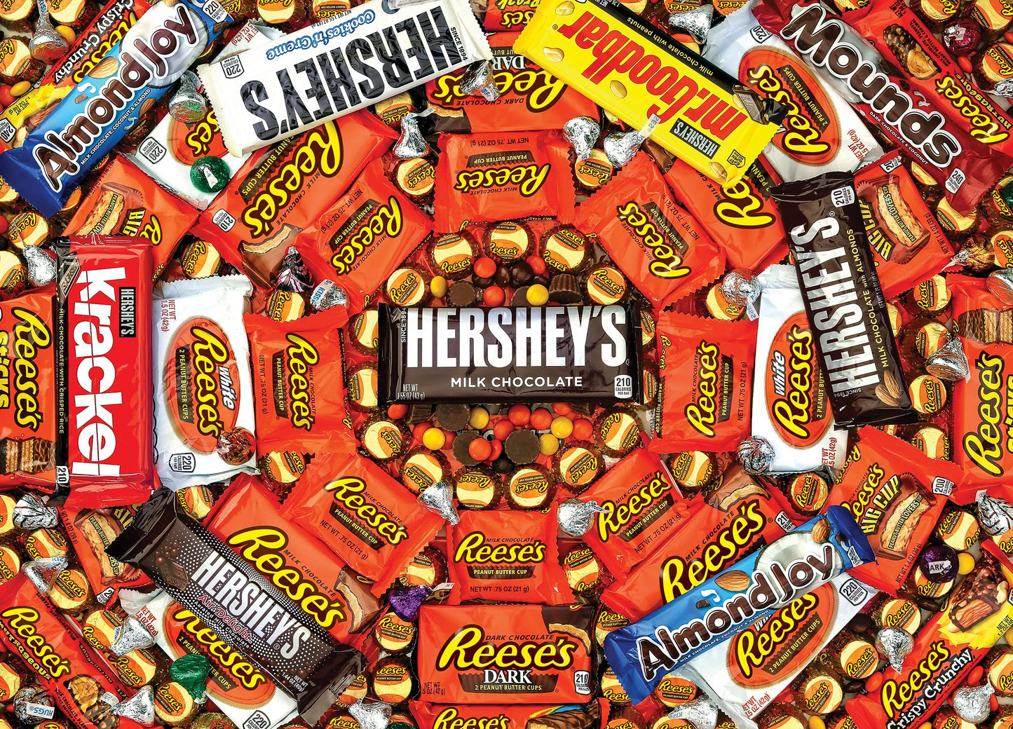 MasterPieces 1000 Piece Jigsaw Puzzle for mature-themeds  Family  Or Youth - Hershey's Swirl - 19.25x26.75