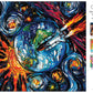 Buffalo Games - Aja Trier - Galactic Journey - 300 Piece Jigsaw Puzzle For Adults Challenging Puzzle Perfect For Game Nights - Finished Size Is 21.25 X 15.00