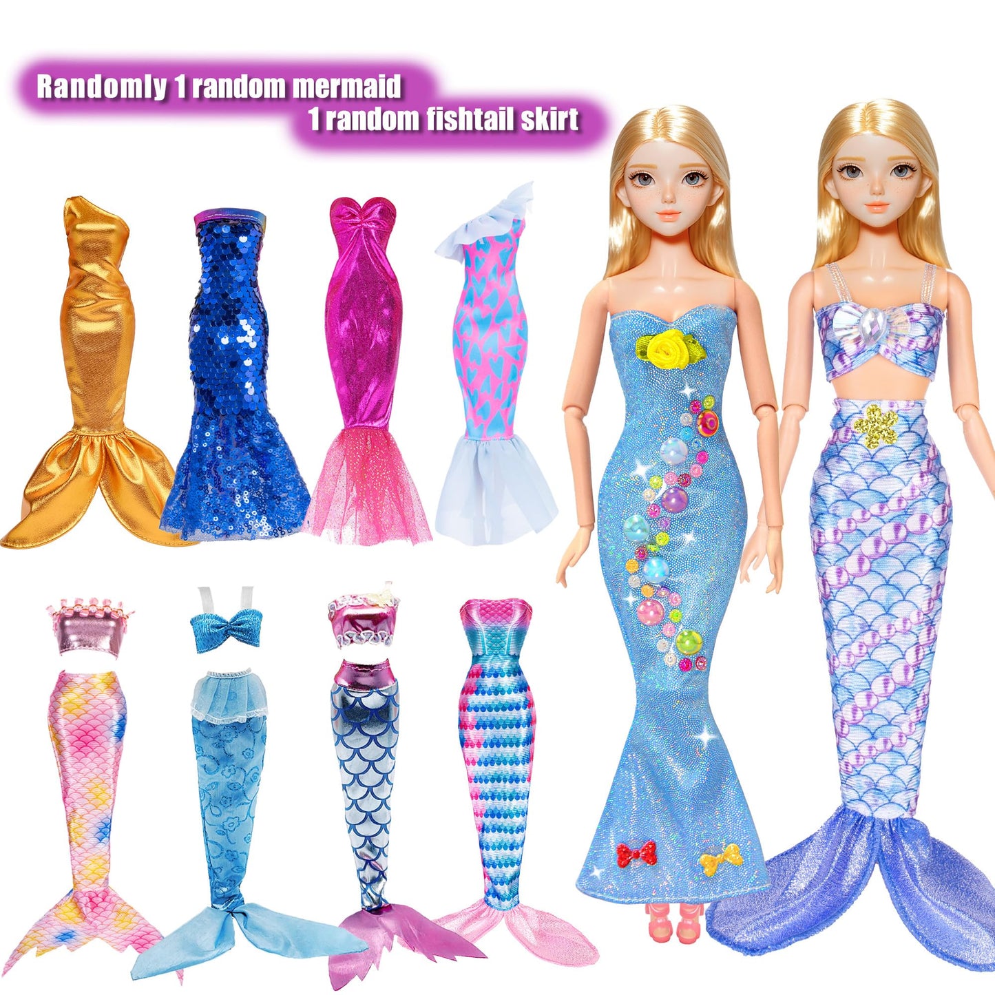 92Pcs 11.5 Inch Girl Doll With Clothes Accessories And Closet Set Including Long Princess Dress Outfits Shoes Handbags Necklaces Diy Bead Stickers For Design Kit Girl Doll Dress Up (Include Doll)