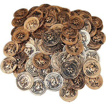The Dreidel Company St. Patrick'S Plastic Pirate Coins, Educational & Classroom Learning Activities Party Favor (50-Pack)