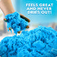 National Geographic Play Sand - 24 Lb Bulk Sand Kit With 6 Castle Molds (Blue) - A Fun Sensory Activity