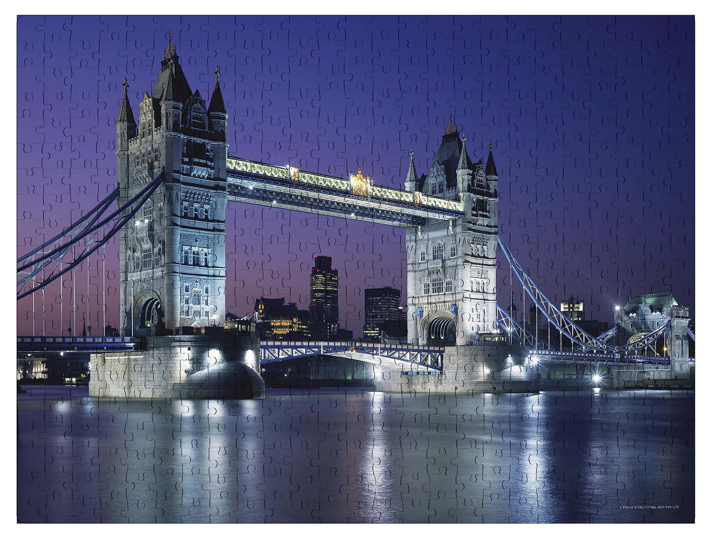 Frank Tower Bridge 500 Piece Jigsaw Puzzle For Adults & Kids Above 10 Years | Having Realistic Illustrations - Fun & Challenging