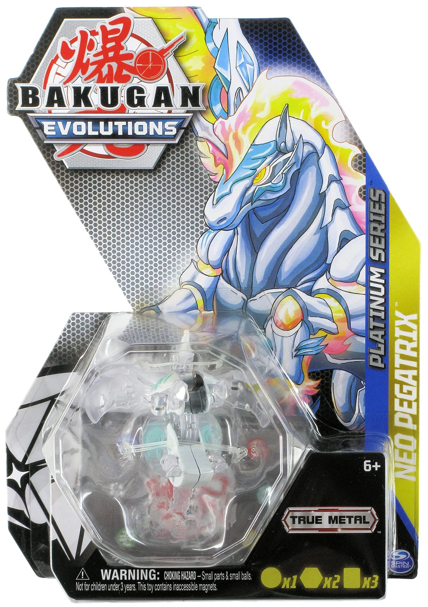 Bakugan Evolutions 2022 Platinum Series Die-Cast Diamond Neo Pegatrix
