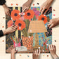 1000-Piece mature-themed Puzzle with Oil Painting-Style Desktop Scene Vibrant Art Jigsaw Puzzle  Challenging & Colorful Art Puzzle for mature-themeds  Perfect for Relaxation and Gift-Giving  24 x 24 in