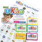 uKloo Reading Games for Kids Ages 4-8 Early Treasure Hunt Reading Game Scavenger Activity for New Readers Picture Clue Flash Car