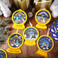Frienda 48 Set Christmas Shaking Nativity Snow Globe Craft Kit Make a Jesus Birth Snowglobe Stickers Ornament Bulk with Glitter