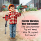 Teganplay Kids Jackhammer Toy Drill | Toddler Construction Tools And Equipments | Includes Mask Safety Goggles And Earmuffs