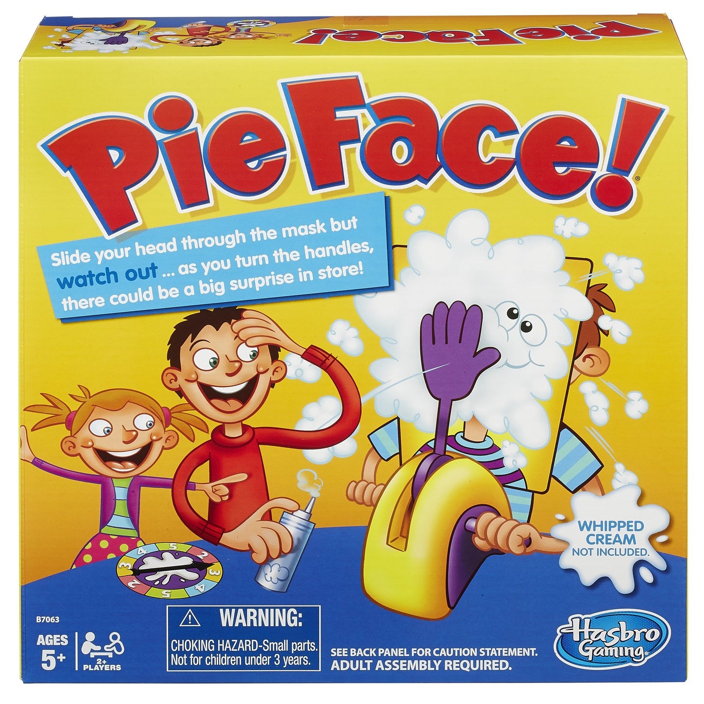 Hasbro Gaming Pie Face Game - One Size, One Color, Model FBA_WMT-46201753-TOY