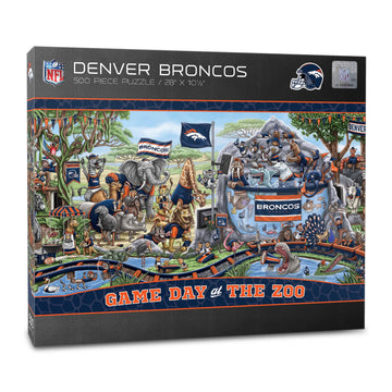 YouTheFan NFL Denver Broncos 500pc Puzzle - Cardboard, Team Colors, Model 3703537