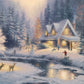 Ceaco - 4 In 1 Multipack - Thomas Kinkade - Seasons - (4) 500 Piece Jigsaw Puzzles