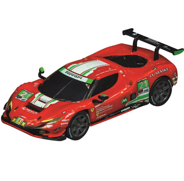 Carrera 64242 Ferrari 296 Gt3 Af Corse, No.21    1:43 Scale Analog Slot Car Racing Vehicle Go Slot Car Toy Race Track Sets