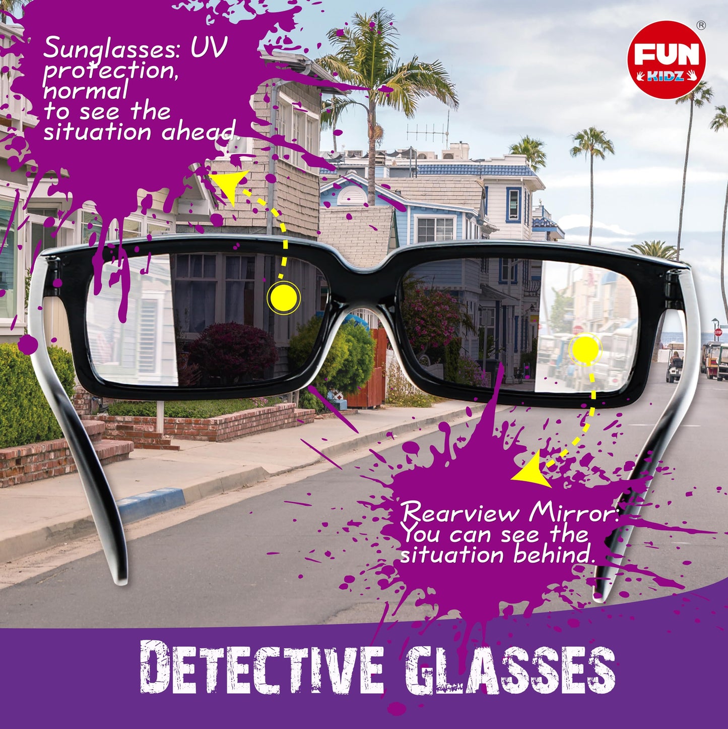 Fingerprint Kit For Kids Ages 8-12, Funkidz Detective Spy Gear Pretend Play Stem Science Kit Project With Crime Scene Investigations Educational Class Tools For Boys Girls