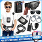 Deluxe All-In-One Police Accessories Role Play Set For Kids, Include Police Badge, Handcuffs, Belt. 8Pcs Cop Accessories, Hallow