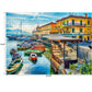RoseArt - Kodak enhanced - Harbor of Naples Italy - 1000 Piece Jigsaw Puzzle for mature-themeds