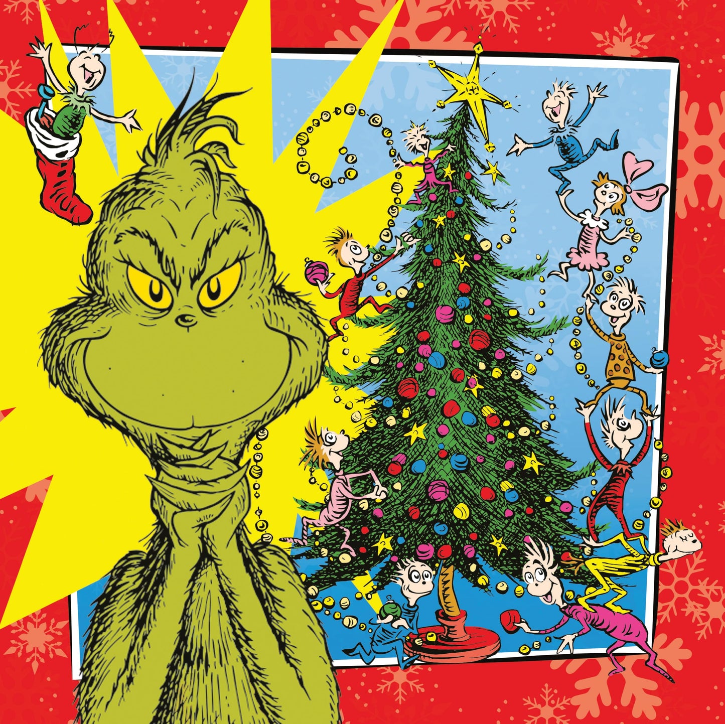 Ravensburger - Jigsaw The Grinch, Gift Idea For Children 5+ Years, Educational And Stimulating Game, 3 Puzzles Of 49 Pieces, 21
