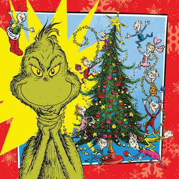 Ravensburger - Jigsaw The Grinch, Gift Idea For Children 5+ Years, Educational And Stimulating Game, 3 Puzzles Of 49 Pieces, 21