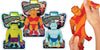 JA-RU Squishy Monster 6 Inch (3 Stretchy Toys Assorted) Stretch Action Figures & Bendy Toys for Kids. Stress Relief Fidget Toys.