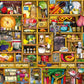 Ravensburger Kitchen Cupboard Jigsaw Puzzle - 1000 Unique Pieces, Anti-Glare Surface, Sustainable Cardboard, Model 19298