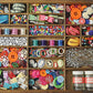 Springbok 500 Piece Jigsaw Puzzle - The Sewing Box, Multi Color, Engineered Wood, Model 33-01497