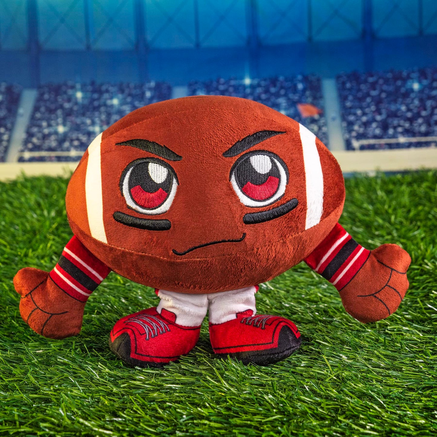 Bleacher Creatures Indiana Hoosiers 8' Kuricha Football Sitting Plush - Soft Chibi Inspired Plush