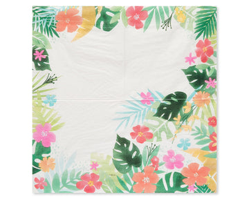 American Greetings Tropical Luau Party Supplies, Lunch Napkins (50-Count)