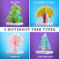 NATIONAL GEOGRAPHIC Kids Crystal Growing Kit - Grow 6 Multi-color Crystal Trees in 6 Hours, Educational STEM Craft Kit - NGCRYSTALFOR