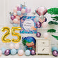 Smlpuame 40 Inch Number Balloon 0-9 Gold Large Number 25 Balloons,Digital Balloons For Birthday Party Celebration Decorations Su