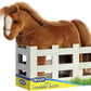 Breyer Aurora® Exquisite Quarter Horse Stuffed Animal - Realistic Detailing - Imaginative Play - Brown 13 Inches