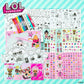 L.O.L. Surprise! Creativity Case By Horizon Group Usa,Create, Play & Store,Diy Activity Case Including Paper Dolls,Coloring Pages,Makers,Crayons,Glitter Glue,Scratch Art,Stickers & More.Hot Pink