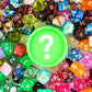 Ausiibto Mystery Dice, Dnd Dice Set Of 7 Random Polyhedral, Suitable For D&D Role Playing Table Games - Green