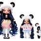 Na! Na! Surprise Family Soft Doll Set With 2 Fashion Dolls And 1 Pet Panda Features 12 Accessories, Long Hair Dolls In Removable Fashions And Accessories With Adorable Plush Pet Panda