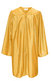 Gradplaza Shiny Choir Robe Kindergarten Preschool Graduation Gown Shiny Graduation Gown For Kids Gold Size 30