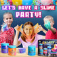 35.16 Fl Oz Galaxy Glowing Slime For Kids, Funkidz 1040Ml Premade Space Slime Pack Toy For Girls Boys Slime Kit With Neon, Glow, Metallic Fun Craft Party Gifts