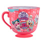 Itty Bitty Prettys Tea Party Surprise Teacup Dolls Playset (Series 1) By Zuru Toys For Girls (Over 25 Surprises) - Rocker And Unicorn, Pink Large Tea Cup