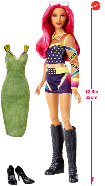 Wwe Superstars Sasha Banks Doll + Fashion