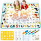 Tecjoe Water Doodle Mat, 39 × 31 Inches Large Kids Painting Writing Water Drawing Mat, Mess Free Reusable Toddler Gift For Age 3 4 5 6 7 Years Old Girls Boys, Educational Toys Bring Magic Pens