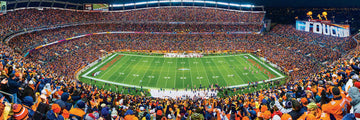 Masterpieces 1000 Piece Sports Jigsaw Puzzle - Nfl Denver Broncos Center View Panoramic - 13'X39'