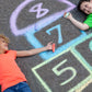 Crayola Ultimate Washable Chalk Collection 64ct - Multi Color Anti-Roll Sidewalk Chalk for Kids, Ideal for Outdoor Use