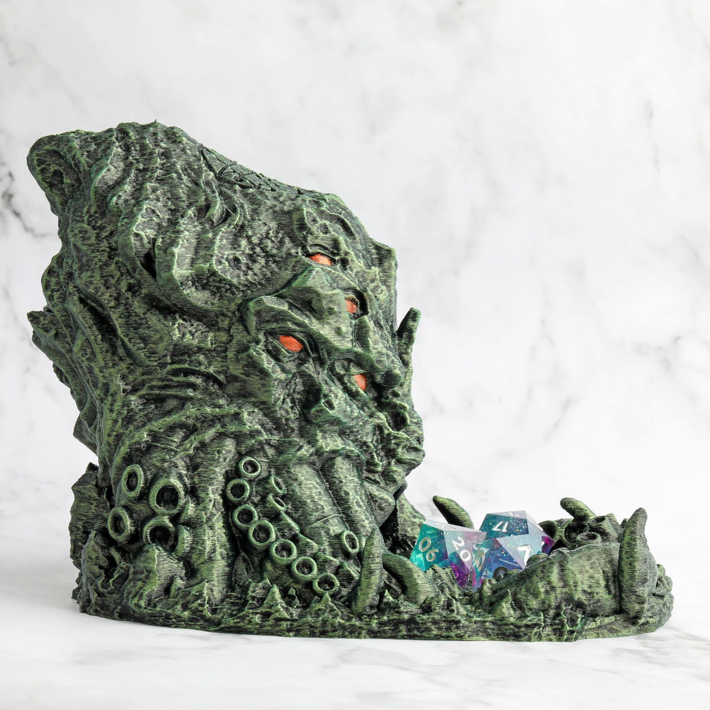 AUSPDICE DND Dice Tower - Dice Tower and Tray for RPG Games, Cave Style Dice Tower for Role Playing Dice