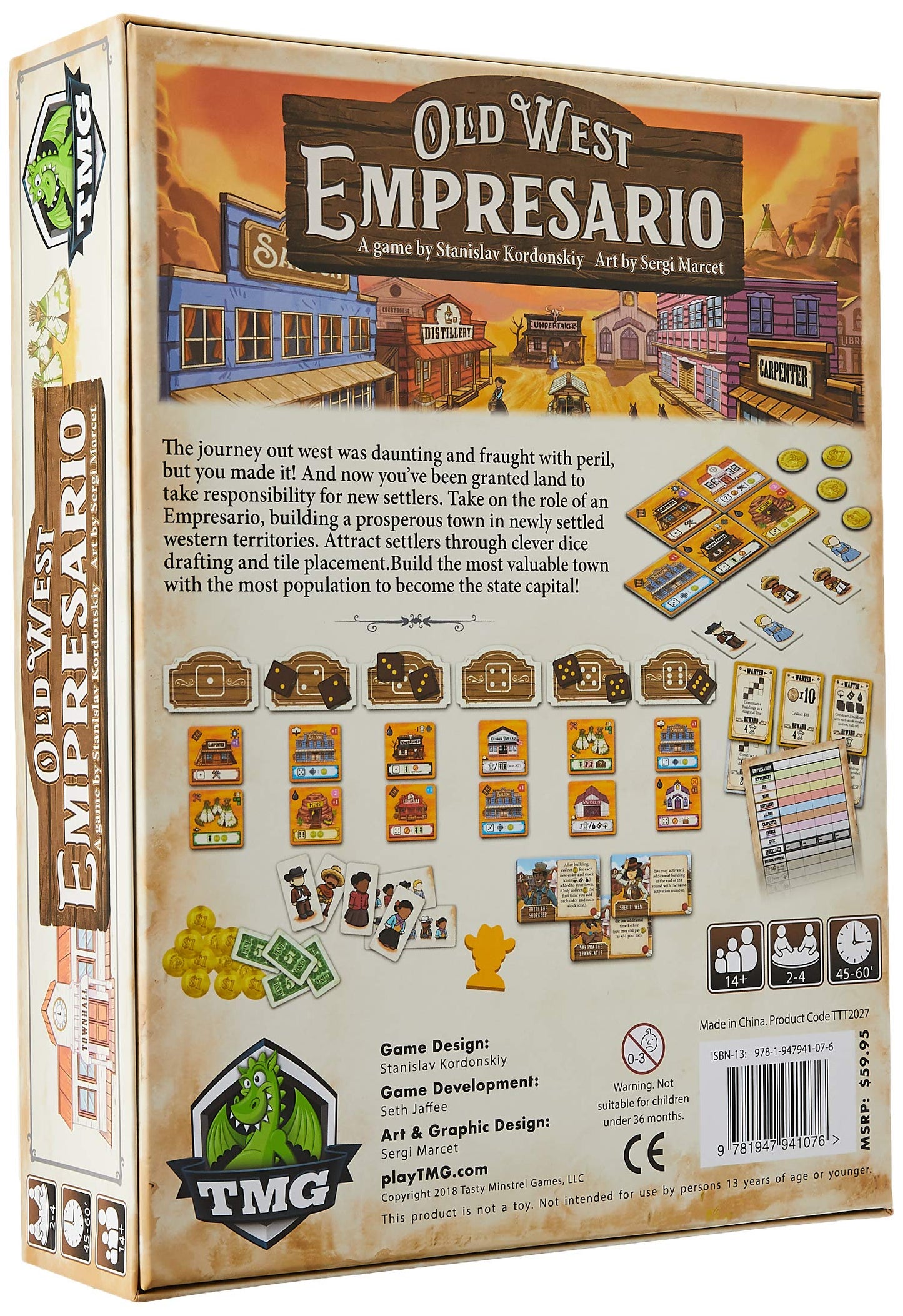 Tasty Minstrel Games Old West Empresario