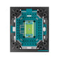 FOCO NFL Miami Dolphins 3D BRXLZ Stadium Building Block Set - One Size, Team Color, Model PZNF3DSTAD