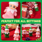Joyin Christmas 3Pcs Tiny Elf Doll Christmas With 1 Red,1 Green And 1 Pink Elf Doll,Holiday Decoration Accessories Tiny Gift For Girls Boys Kids Adults