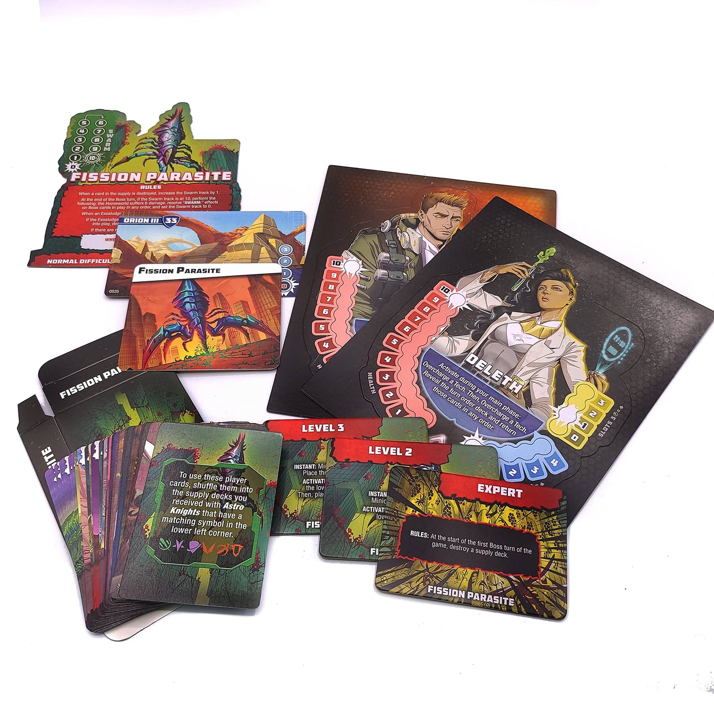 Indie Boards & Cards Astro Knights Orion Board Game | Ages 14+ | 1-4 Players | Medium Size | Multi-color | Cardboard Material