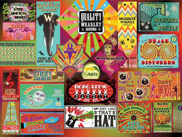 New York Puzzle Company - Harry Potter Weasleys' Wizard Wheezes - 1000 Piece Jigsaw Puzzle for mature-themeds