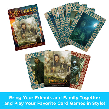 Lord Of The Rings Playing Cards - Lotr Heroes & Villains Themed Deck Of Cards For Your Favorite Card Games - Officially Licensed Lotr Merchandise & Collectibles