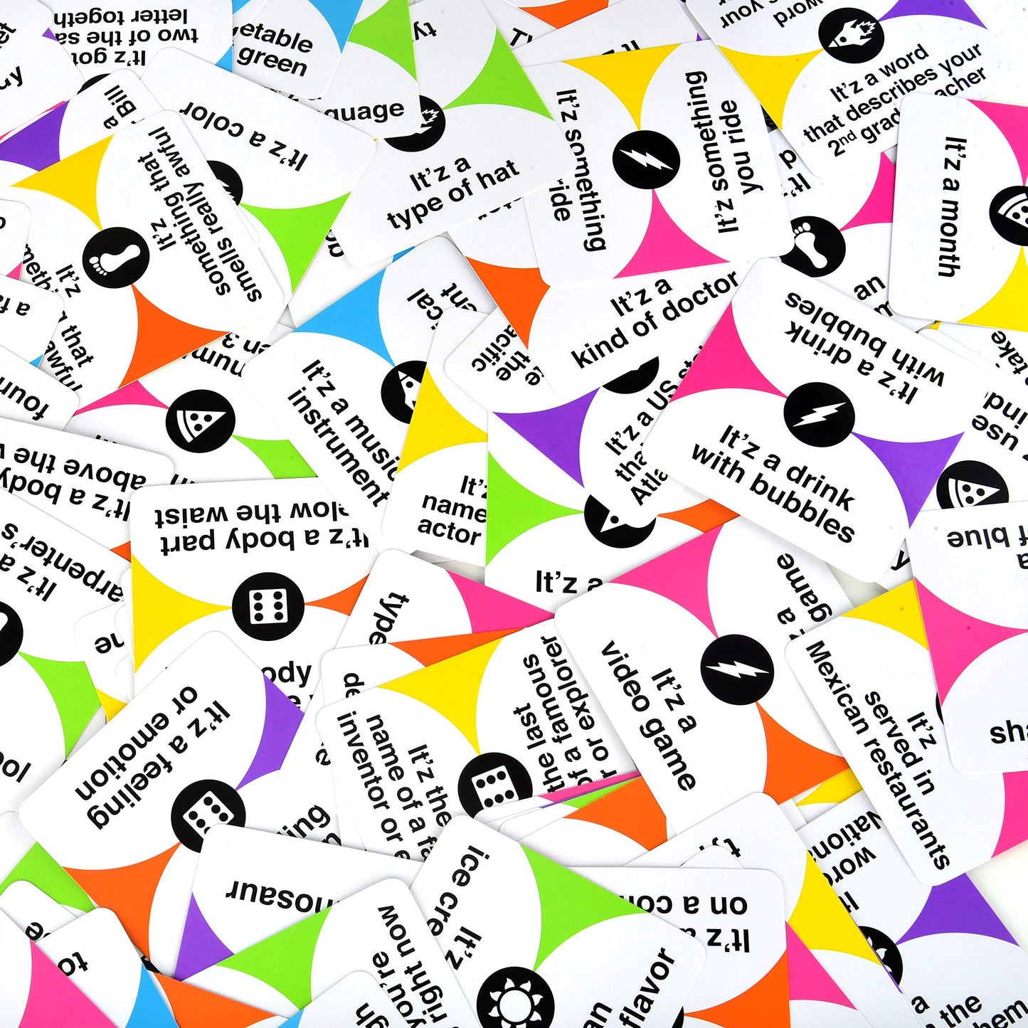 Tenzi Itzi - The Fast, Fun, And Creative Word Matching Family And Party Card Game For Ages 8 To 98 - 2-8 Players